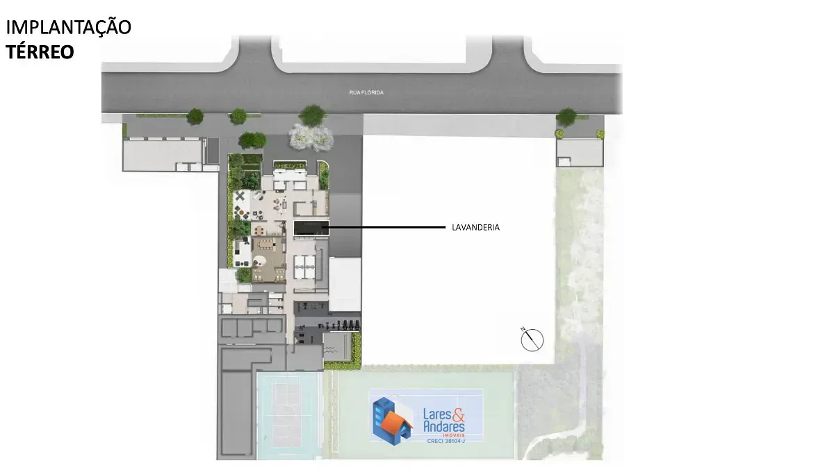 Imagem Apartamento para venda em Cidade Monções com 1 quarto, sendo 1 suíte, 33m²