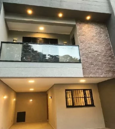 Imagem Sobrado Novo no Parque Continental II, Guarulhos-SP: 3 suítes, espaço gourmet, 3 vagas de garagem!