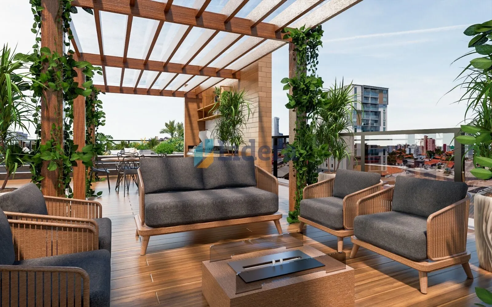 Imagem Apartamento térreo com área privativa - 68m²- 2 quartos - 1 suíte- Jardim Oceania, João Pessoa/PB