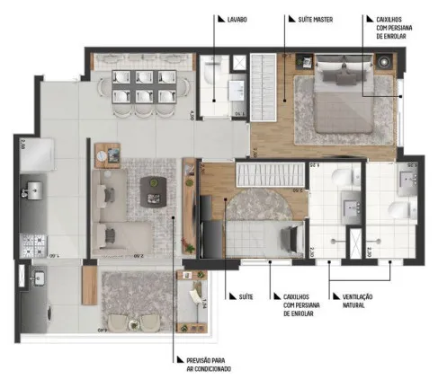 Imagem Apartamento com 2 Quartos à Venda, 52 m² em Indianópolis - São Paulo