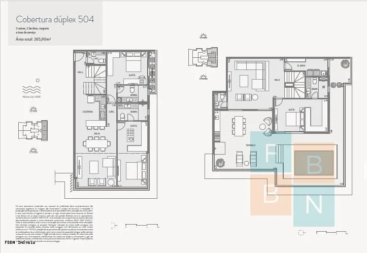 Imagem Cobertura Duplex para Venda em Rio de Janeiro / RJ no bairro Barra da Tijuca