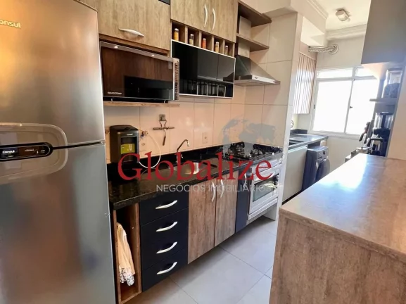 Imagem Apartamento 2 dormitórios, 1 suíte, no residencial Acquaplay todo planejado com 1 vaga de garagem demarcada no Marapé em Santos por R$ 599.000,00
