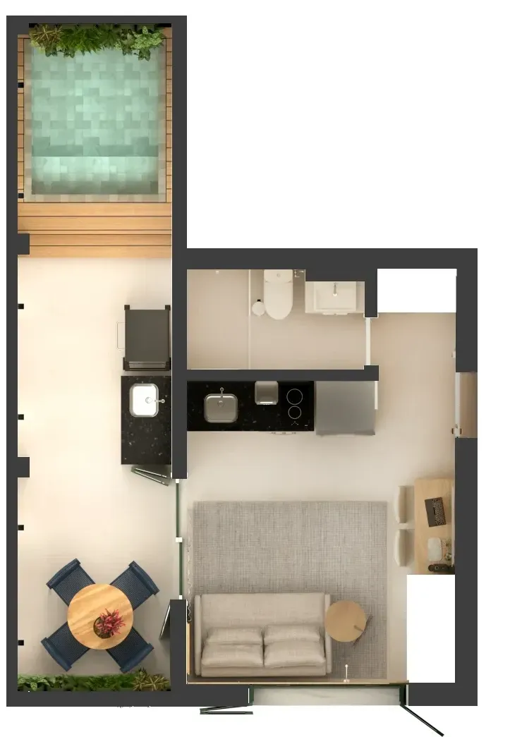 Imagem Apartamento com 1 Quarto à Venda, 38,27 m² em Copacabana - Rio de Janeiro
