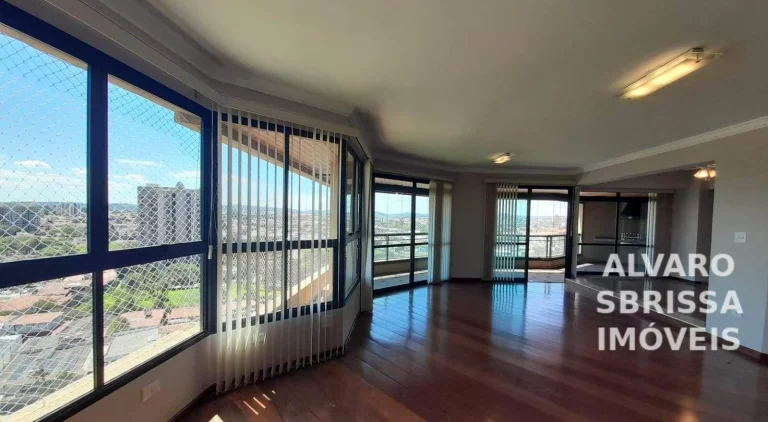 Foto do imóvel Apartamento com 4 vagas, 4 dormitórios sendo 2 suítes, todos com armários, portas balcões, venezianas automáticas e lindas vistas. 287m2. 1 por andar