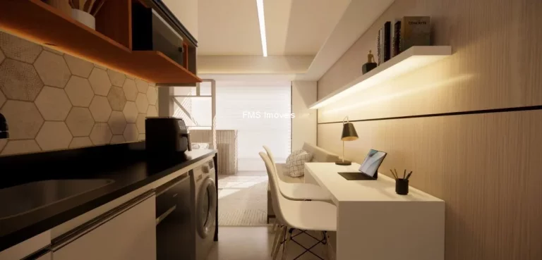 Foto do imóvel Studio mobiliado com 25m² no Sumaré.
