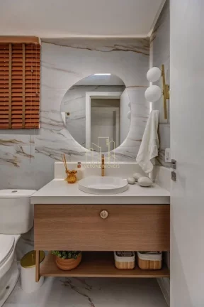 Imagem Apartamento decorado com duas suítes a venda na Praia do Flamengo em Salvador