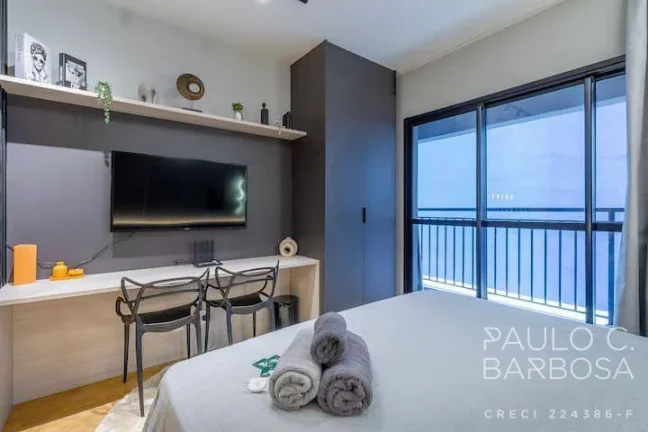 Imagem Santa Cecília Venda - Studio Mobiliado - 24m² - Sem vaga