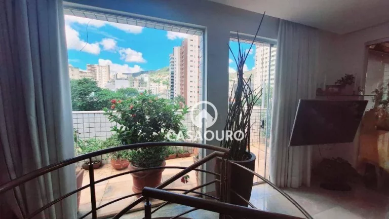 Imagem Cobertura com 3 quartos à venda, 200 m² por R$ 1.815.000 - Sion - Belo Horizonte/MG