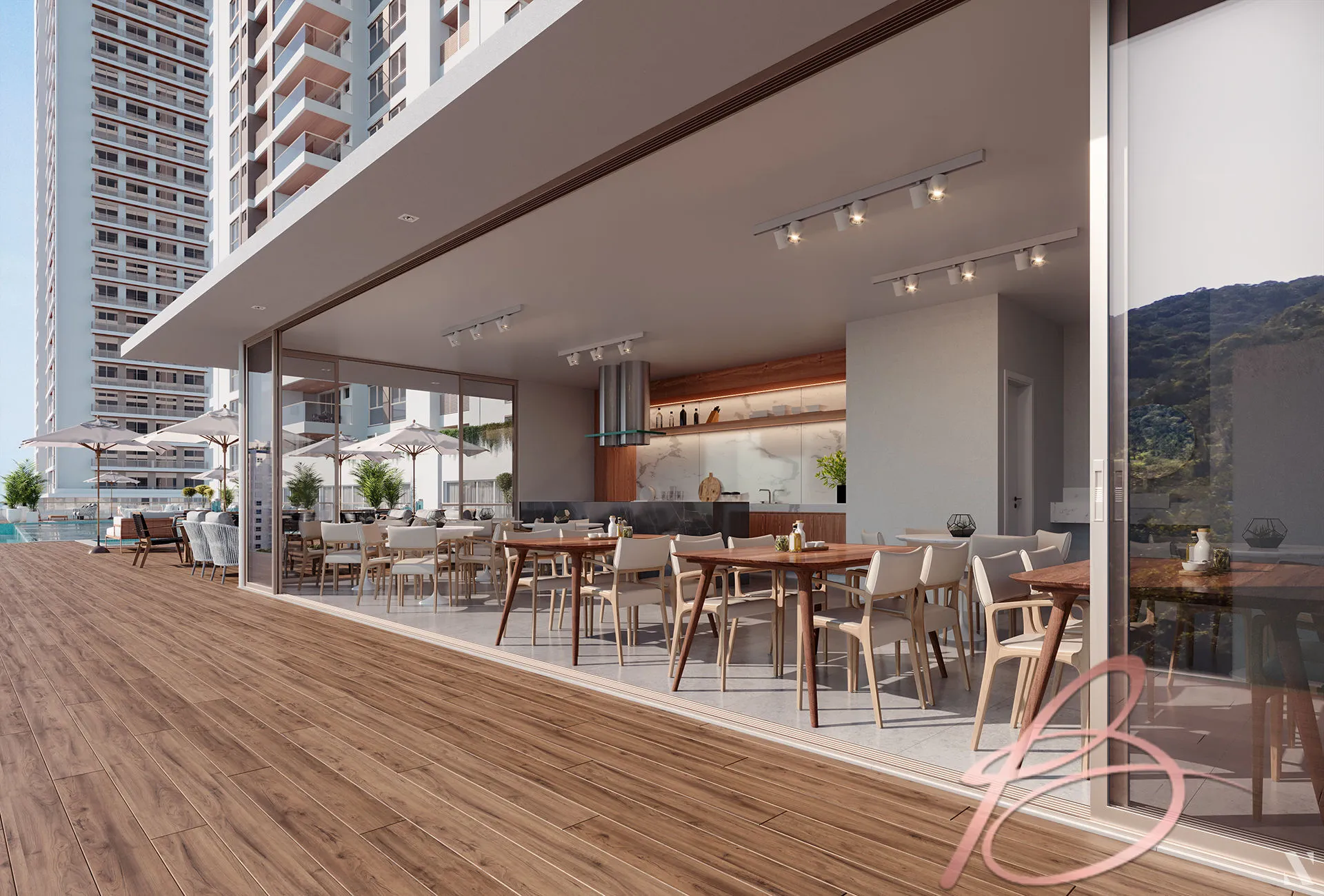Imagem Apartamento Alto Padrão com 2 suítes na Praia brava e lazer completo
