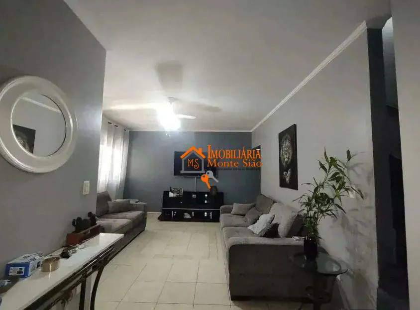 Imagem Sobrado com 3 dormitórios à venda, 188 m² por R$ 690.000 - Ponte Grande - Guarulhos/SP