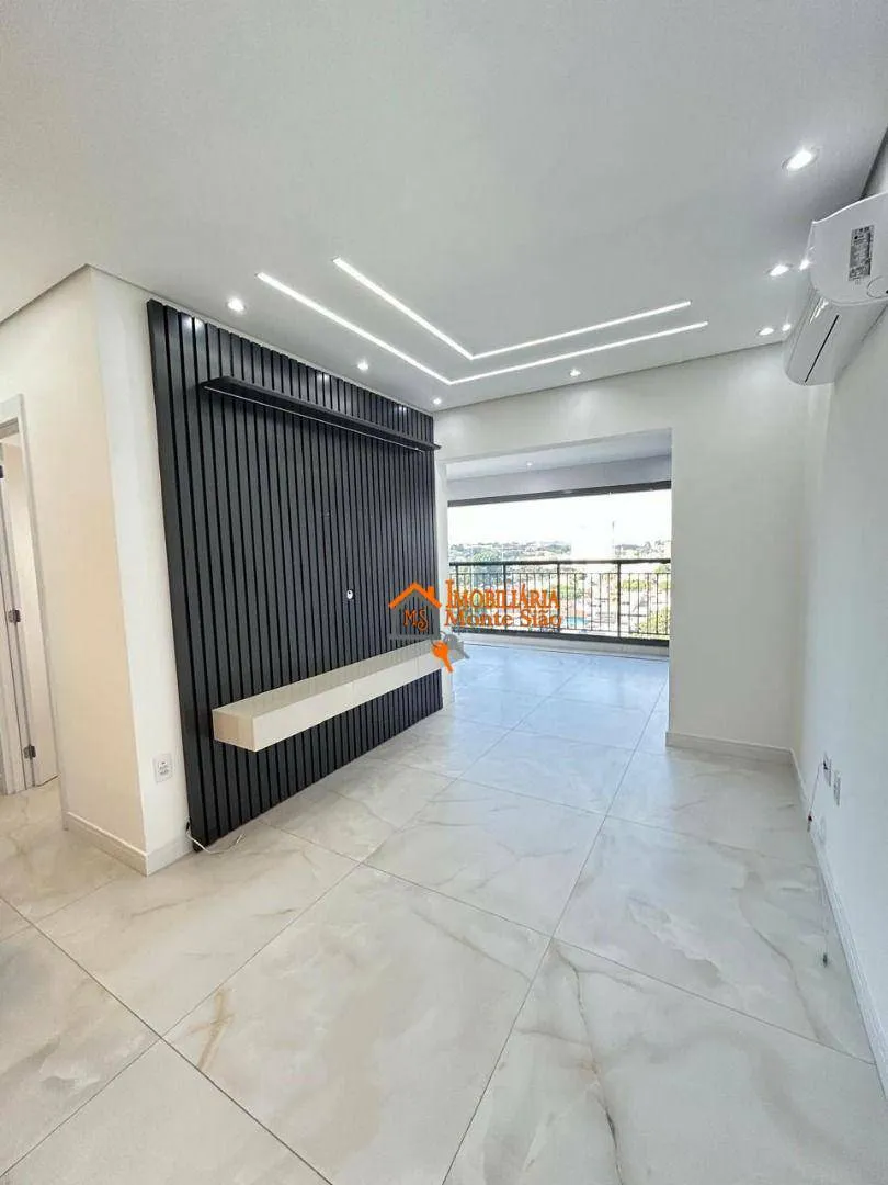 Imagem Apartamento com 2 dormitórios para alugar, 57 m² por R$ 4.829,98/mês - Centro - Guarulhos/SP