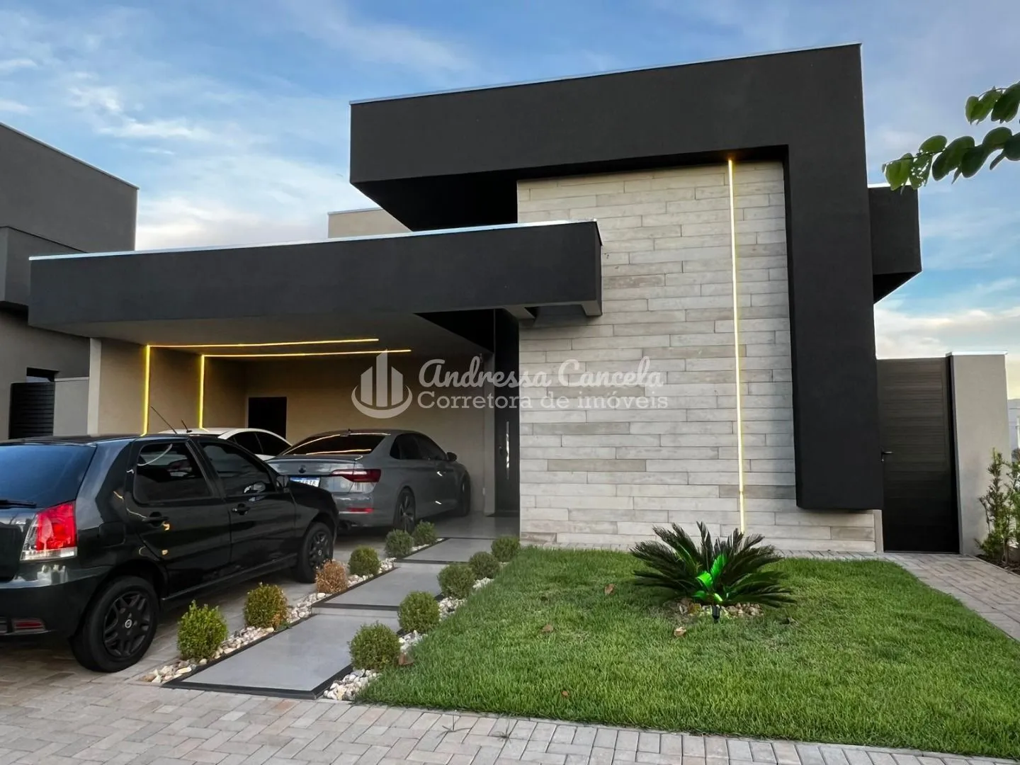Foto do imóvel Alphaville Mirassol - Casa com 3 dormitórios à venda, 144 m² por R$ 1.039.000,00 - Alphaville em Alphaville, Mirassol - SP