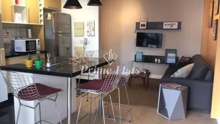 Imagem Flat disponível para locação no Condomínio Edifício Espaço Alpha, com 56m², 2 dormitórios e 1 vaga de garagem