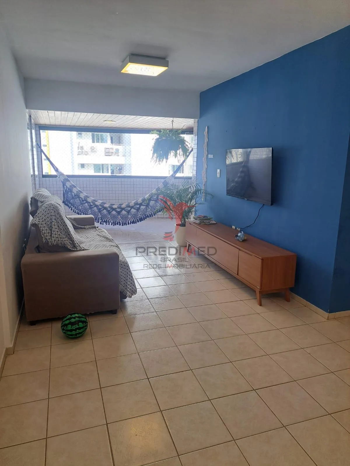 Imagem Apartamento espaçoso, vista mar, com 128 mts2. Tambaú . 2 Vagas de Garagem. Nascente Sul