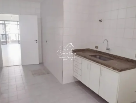 Imagem Apartamento sem mobília 3 quartos com suíte e 2 vagas na Pitangueiras com lazer, Guarujá-SP: confira!