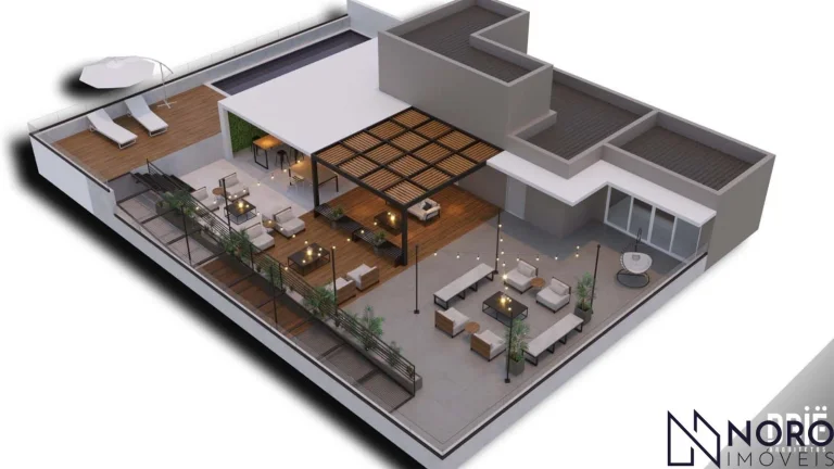 Imagem Studio Moderno Próximo à UFSM com Lazer e Conforto – Camobi Smart