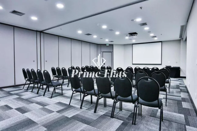 Imagem Flat disponível para venda no Park Inn by Radisson Berrini no Brooklin Novo, com 28m², 1 dormitório e 1 vaga de garagem
