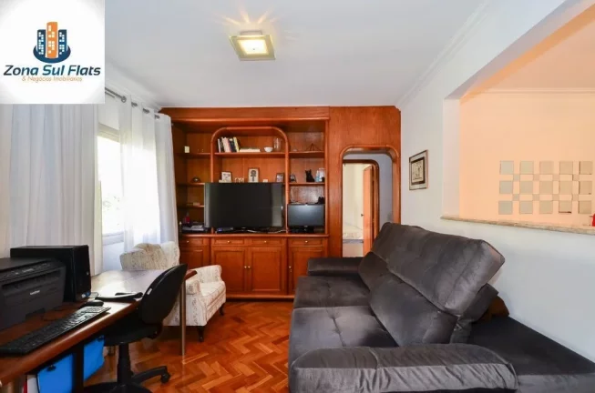 Imagem Apartamento à Venda No Campo Belo Com 2 Dormitórios Sendo 1 Suíte e 2 Vagas