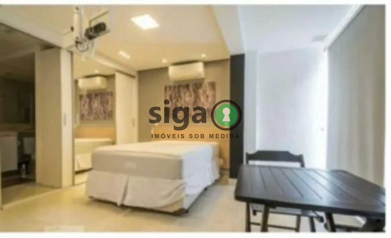 Imagem Excelente apto com 35m², 1 quarto ,1 banheiro e 1 vaga para Locação MOBILIADO, no Brooklin