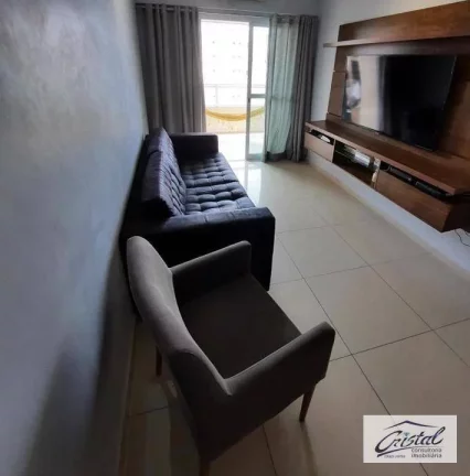 Imagem Apartamento com 3 dormitórios à venda, 107 m² por R$ 650.000,00 - Guilhermina - Praia Grande/SP