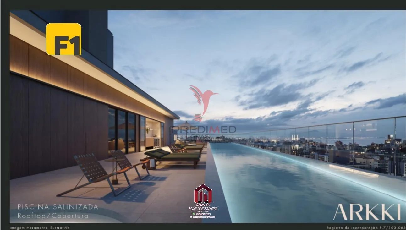 Imagem lançamento Residencial ARkki no Centro de Florianópolis SC Brasil