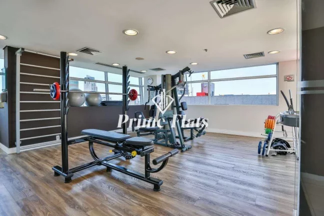 Imagem Flat disponível para venda no Park Inn by Radisson Berrini no Brooklin Novo, com 28m², 1 dormitório e 1 vaga de garagem