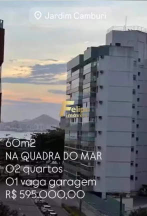 Foto do imóvel ACONCHEGANTE APARTAMENTO DE 02 QUARTOS COM VISTA MAR, EM JARDIM CAMBURI, VITÓRIA/ES!