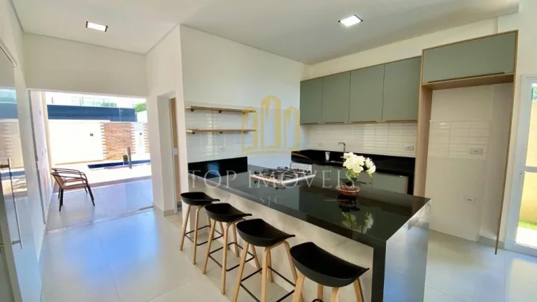Imagem Maravilhosa casa três dormitórios suíte espaço gourmet piscina em condominio fechado