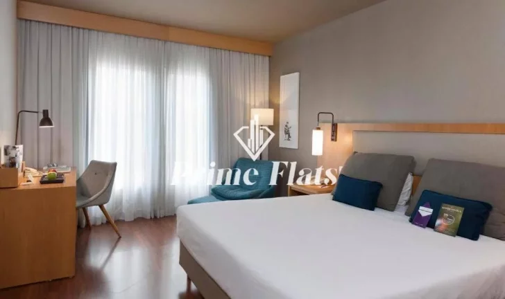 Imagem Flat disponível para venda no Mercure Campinas, com 26m², 1 dormitório e 1 vaga