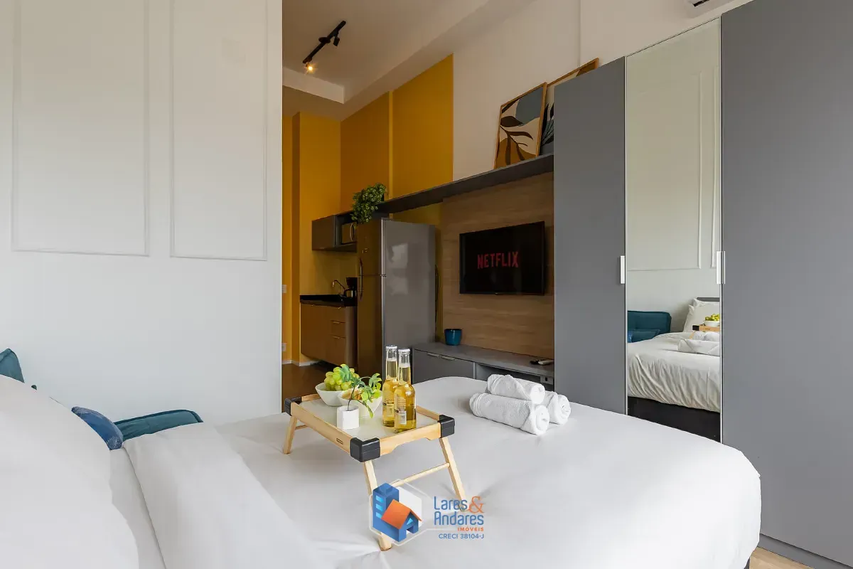 Imagem Studio para venda e locação em Moema com 1 quarto, 27m²