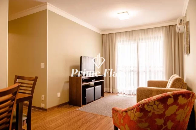 Foto do imóvel Flat disponível para venda no Matiz Manhattan Hotel no Jardins, com 43m², 1 dormitório e 1 vaga em Rua Haddock Lobo