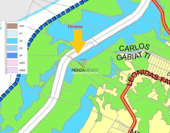 Imagem Terreno para Venda em Concórdia, Contorno