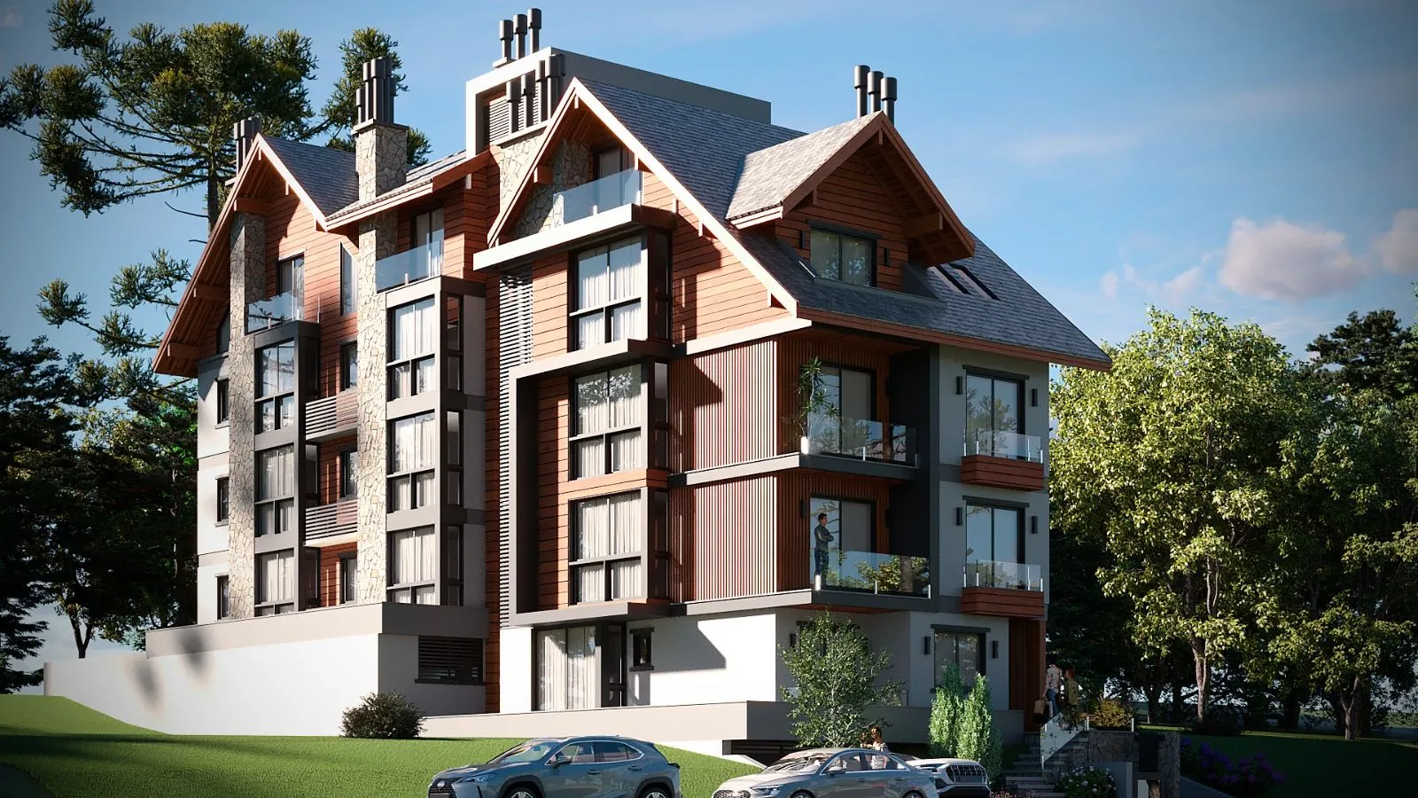 Imagem Apartamento à venda em Gramado, Centro, com 2 quartos, 94.05m2