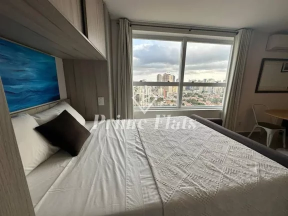 Imagem Flat disponível para locação no Home Boutique Brooklin, com 48m², 1 dormitório e 1 vaga