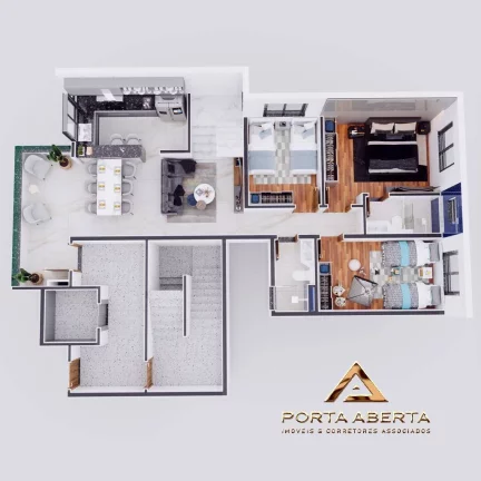 Imagem Cobertura 3 Quartos, sendo 1 Suite - Iguaçu - Ipatinga - COD 501