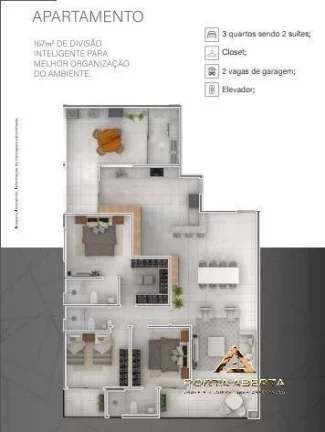 Imagem APTO 3 QUARTOS SENDO 1 SUITE - TIMIRIM - COD 446