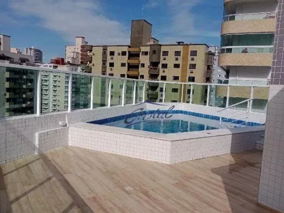 Imagem Apartamento com 1 dormitório à venda, 57 m² por R$ 365.000,00 - Guilhermina - Praia Grande/SP