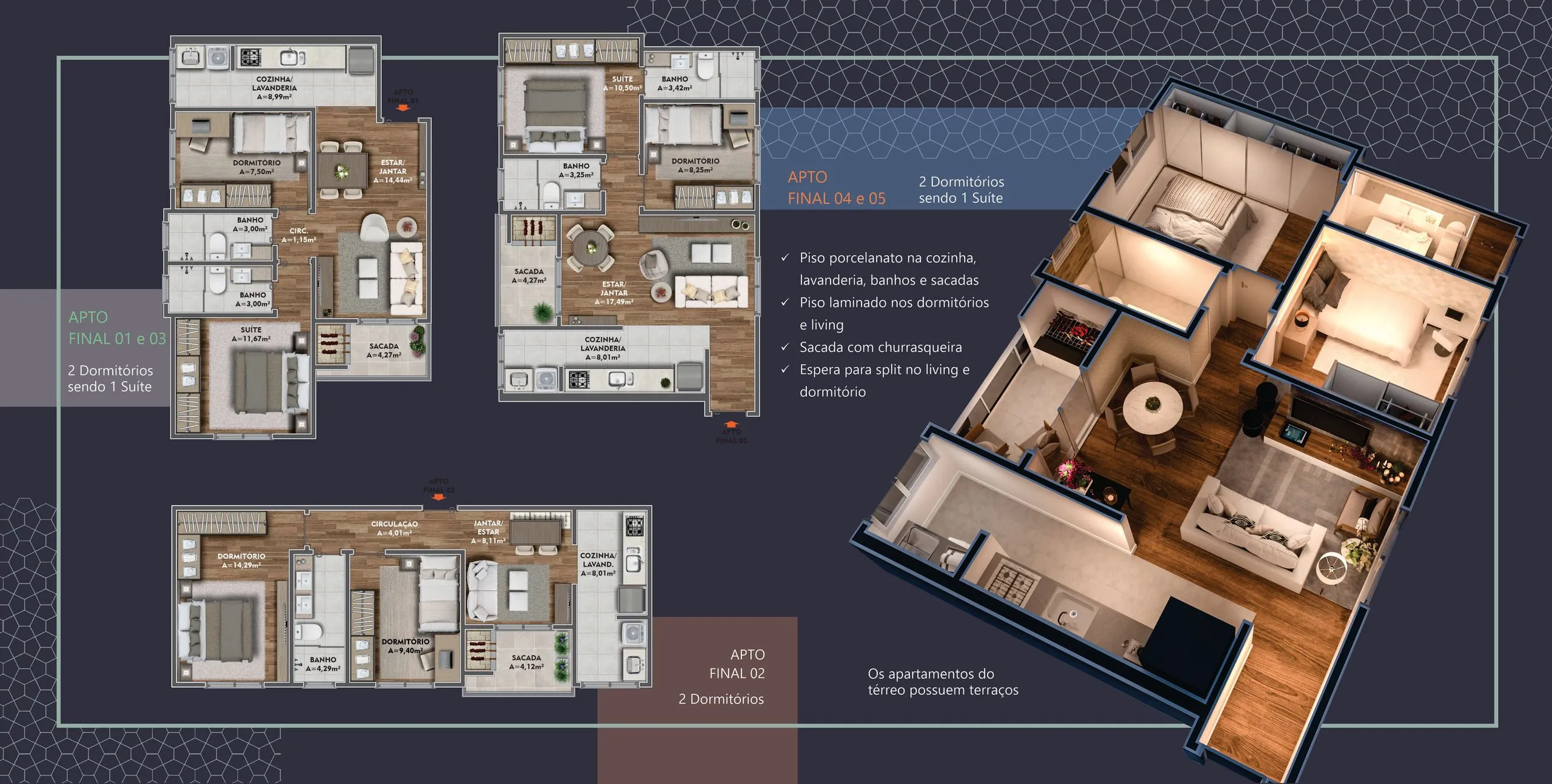 Imagem Apartamento à venda em Caxias do Sul, Sanvitto, com 2 quartos, 62.86m2