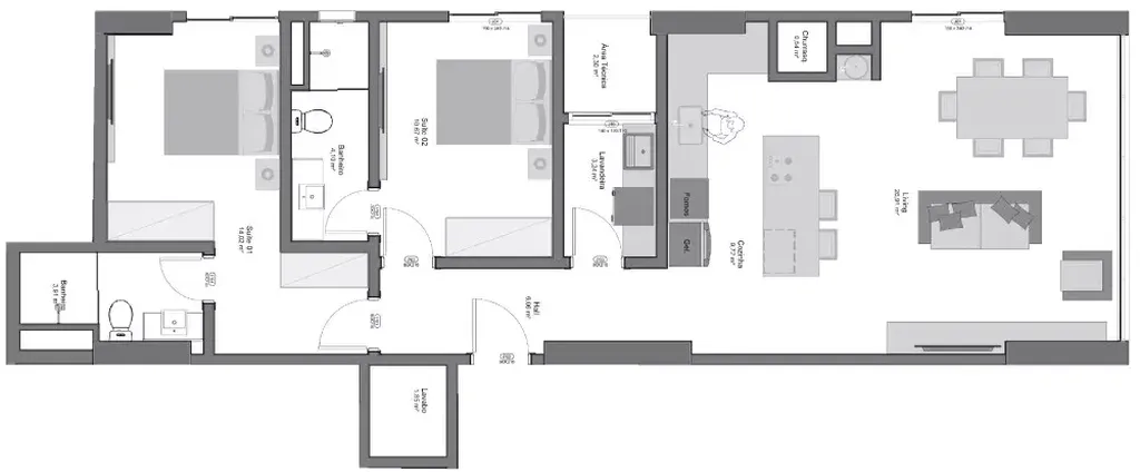 Imagem APARTAMENTO RESIDENCIAL em Porto Belo - SC, Perequê
