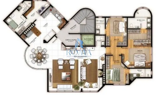 Imagem Apartamento de Luxo com 180m² e 3 Suítes em Nossa Senhora de Lourdes