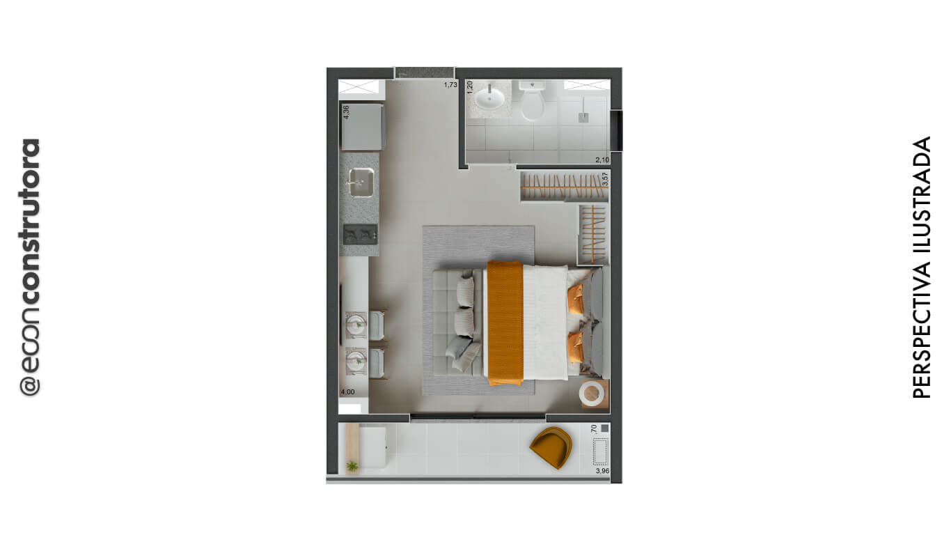 Imagem Apartamento com 2 Quartos à Venda, 44 m²em Vila Olímpia - São Paulo