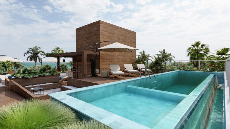 Imagem Apartamento com 1 Quarto à Venda, 22 m² em Carneiros - Tamandaré