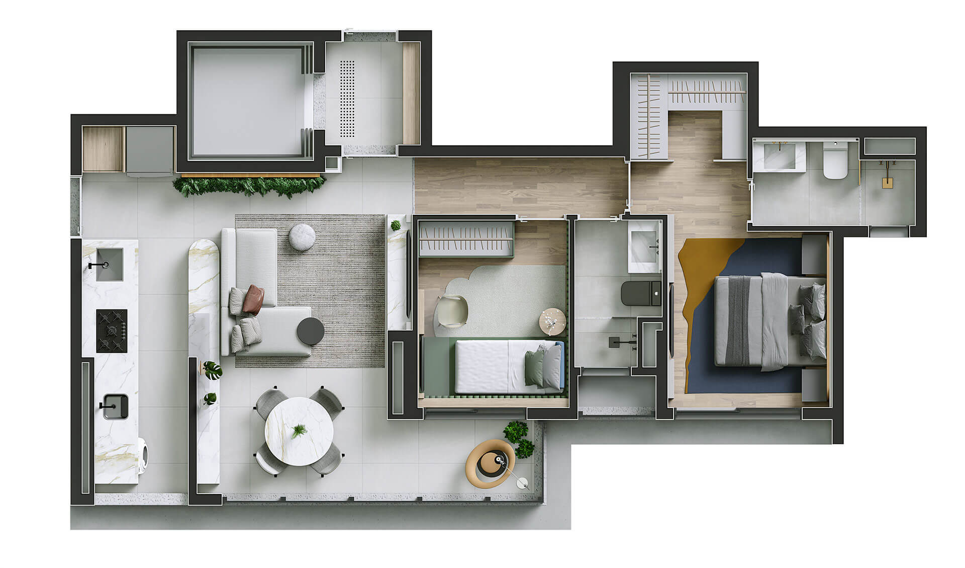 Imagem Apartamento com 2 Quartos à Venda, 70 m²em Água Branca - São Paulo