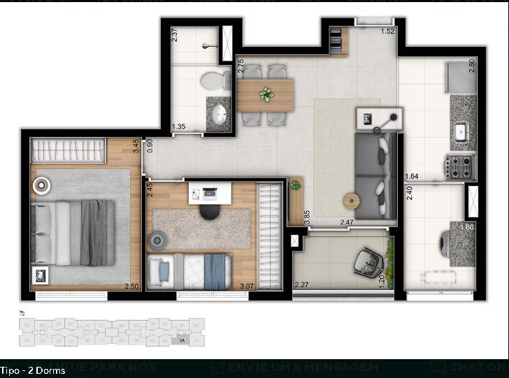 Foto do imóvel: Apartamento com 3 Quartos à Venda, 45 m² em Butantã - São Paulo