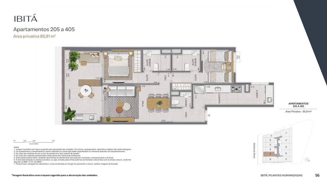 Foto do imóvel: Apartamento com 2 Quartos à Venda, 88 m² em São Conrado - Rio de Janeiro