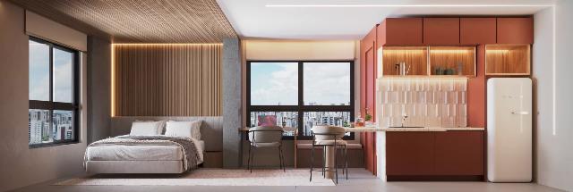 Imagem Apartamento com 1 Quarto à Venda, 20 m² em Encruzilhada - Recife