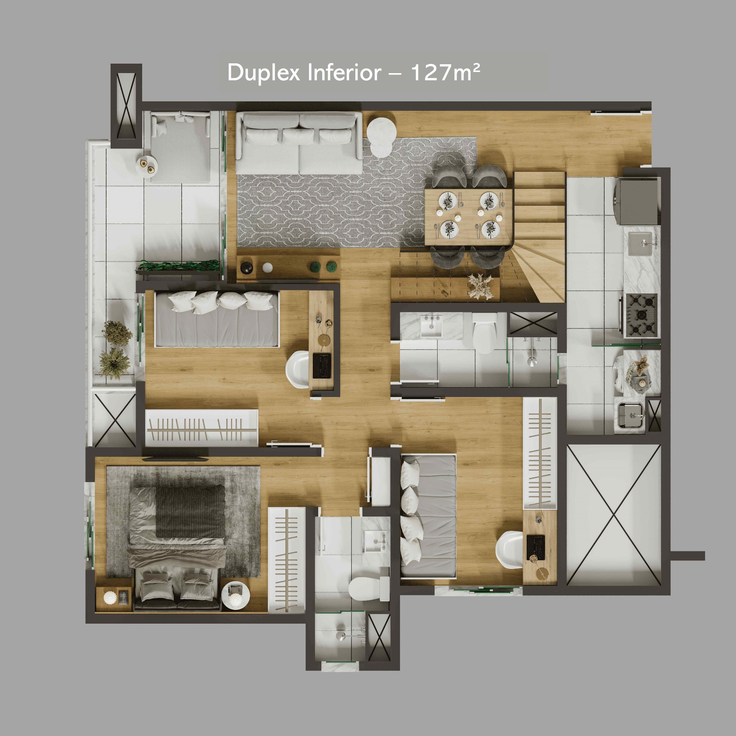Foto do imóvel: Apartamento com 3 Quartos à Venda, 69 m² em Centro - Diadema