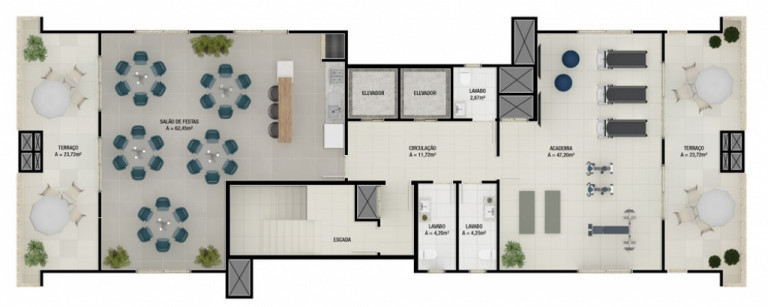 Imagem Apartamento com 3 Quartos à Venda, 92 m² em Santa Bárbara - Criciúma