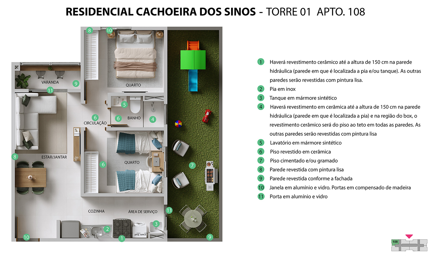 Imagem Apartamento com 2 Quartos à Venda, 41 m²em  BAIRRO PARQUE DAS CACHOEIRAS - Betim