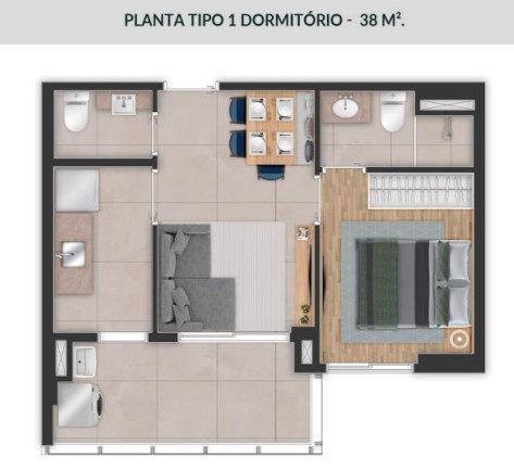 Foto do imóvel: Apartamento com 2 Quartos à Venda, 73 m² em Brooklin Paulista - São Paulo